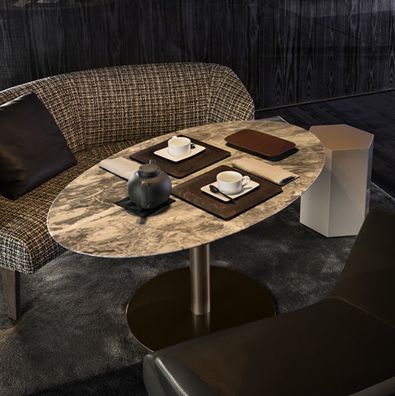 Minotti Belaggio Lounge "Bronze" tafel