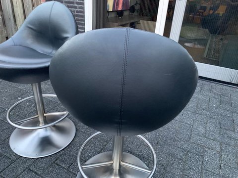 2 x Johanson design Venus bar stool