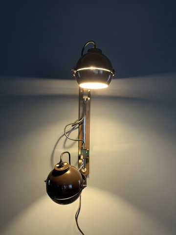 Retro wandlamp.