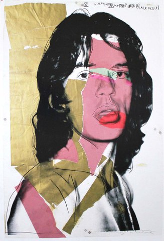 Andy Warhol - Mick Jagger - Offset-Lithographie - MuMok 2010