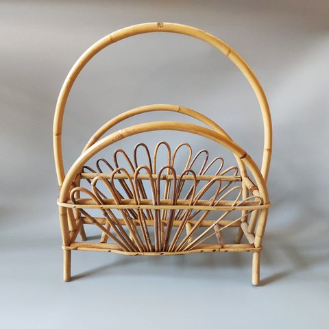 Vintage magazine Rack by Franco Albini. Made in Italy