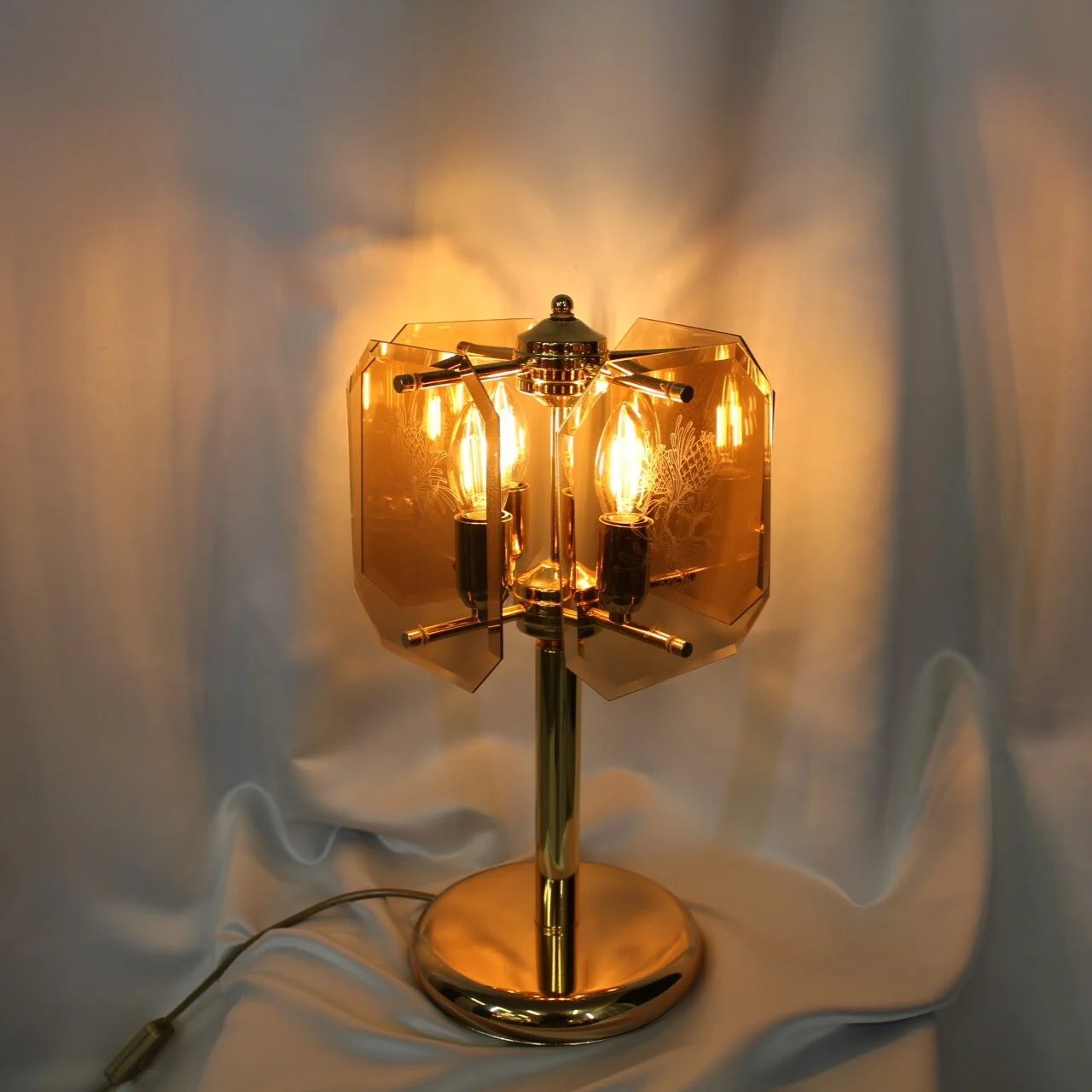 Vintage tafellamp Hollywood Regency image 2