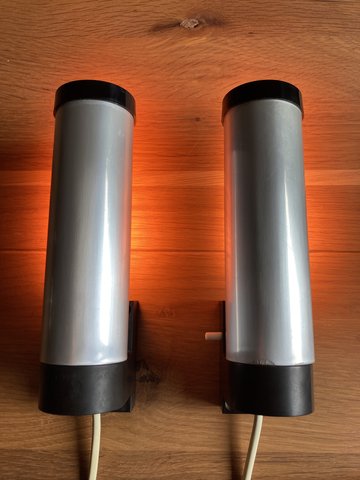 2x Vintage Philips wall lamps