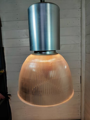 Large industrial hanging lamp