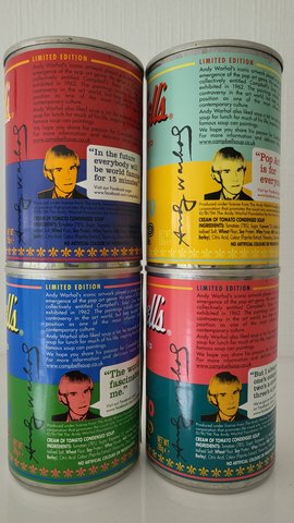 4x Andy Warhol - Campbell's Tomato Soup