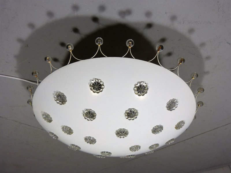 Emil Stejnar ceiling lamp for Rupert Nikoll, Austria 1950's