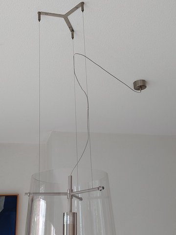 Italiaans design Hanglamp, modern, glas