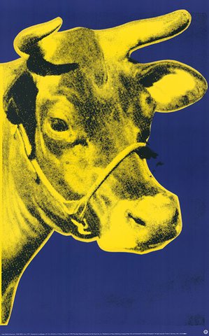 Andy Warhol - Gelbe Kuh