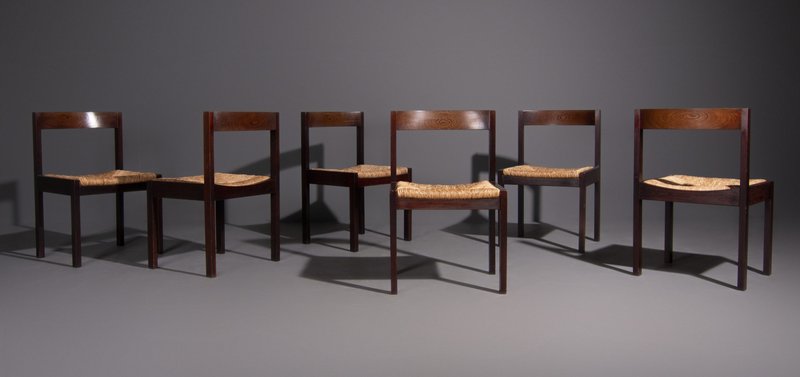 6 Martin Visser dining room chairs produced by 't Spectrum