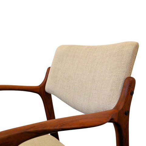 4x Bondo Gravesen Finn Haugaard Vintage teak armleuning stoelen