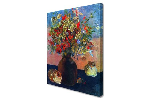 Paul Gauguin ----Blumen und Katzen