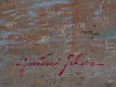 Giovanni Faliero - Passion - oil on canvas - signed