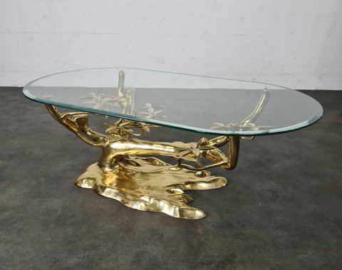 Brass coffee table, Bonsai Willy Daro