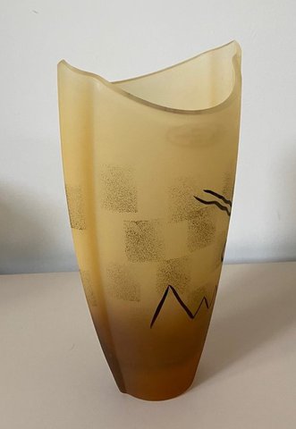 AZ Polen - Design mond geblazen glazen vaas