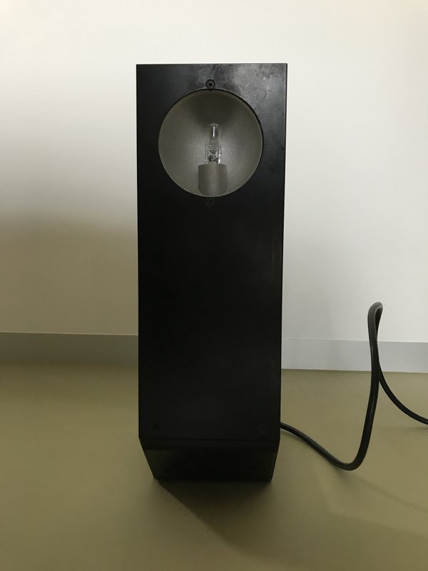Tiltable black design table lamp