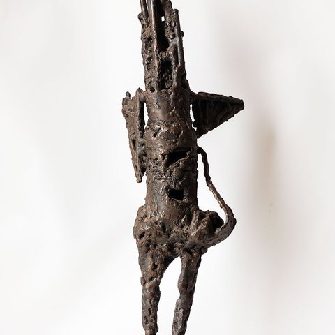 Rien Goené (1929-2013) Brutalist ijzeren sculptuur. Gemaakt in 1965.
