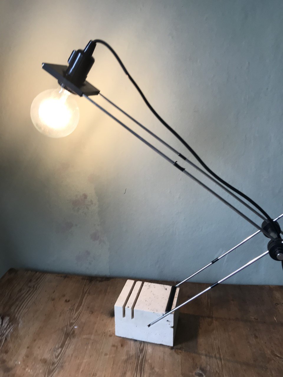 Image 7 of Fratelli Mannelli travertine desk lamp