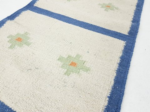 Vintage wool carpet from India #14
