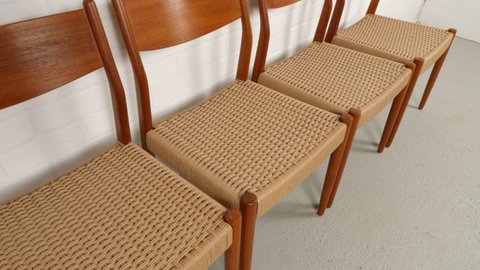 4x Pastoe Dining room chairs by Cees Braakman, Set