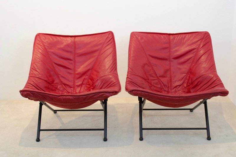 2 Easy Chairs by Teun Van Zanten for Molinari