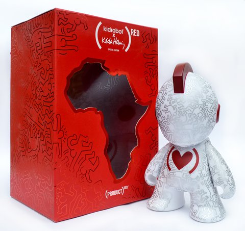 Keith Haring - Kidrobot 7in (Red) Special Edition (Nieuw!!)