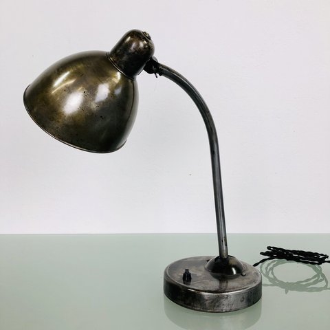 Bauhaus desk lamp steel
