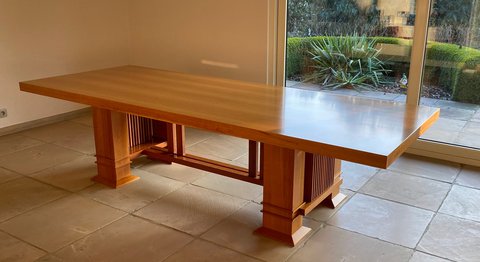 Frank Lloyd Wright tafel (zonder stoelen)