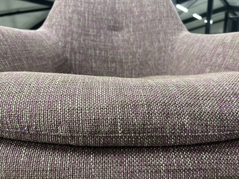 Pode spot Rotate armchair pink fabric