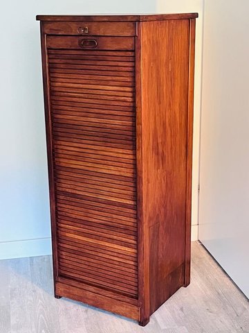 Vintage roller door cabinet