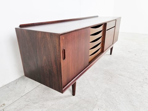 Sibast Small Danish Rosewood Sideboard by Arne Vodder