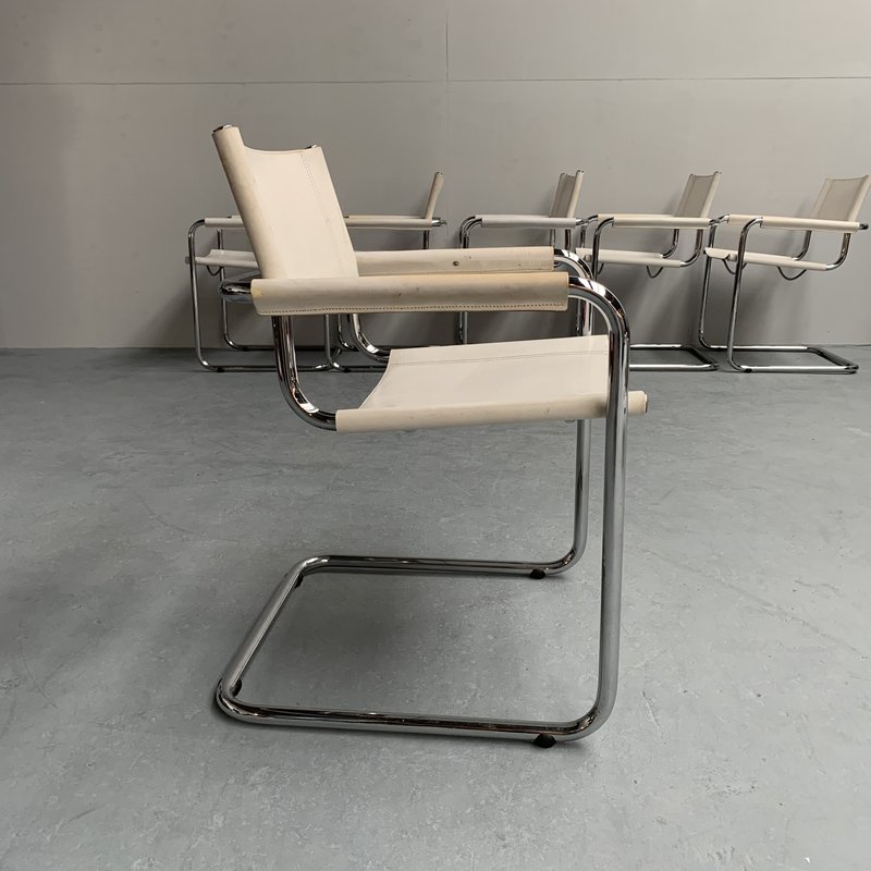 6 dining chairs S34 by Mart Stam