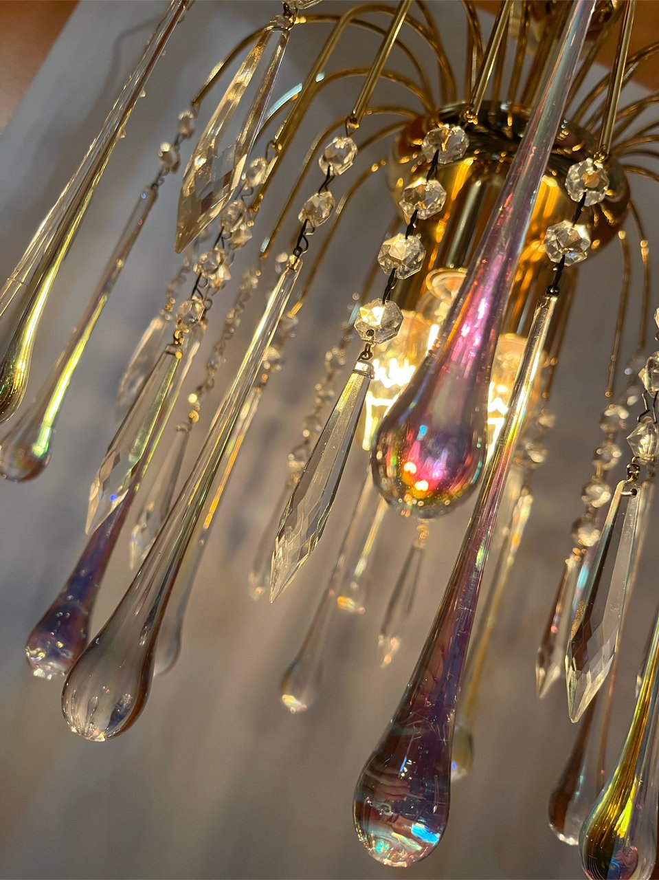 teardrop chandelier image 7