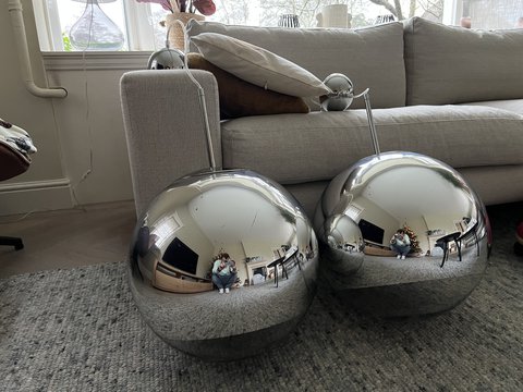 Tom Dixon - Mirror ball hanglamp - chrome