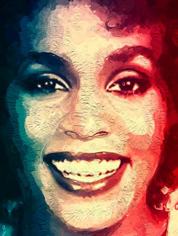 Whitney Houston print