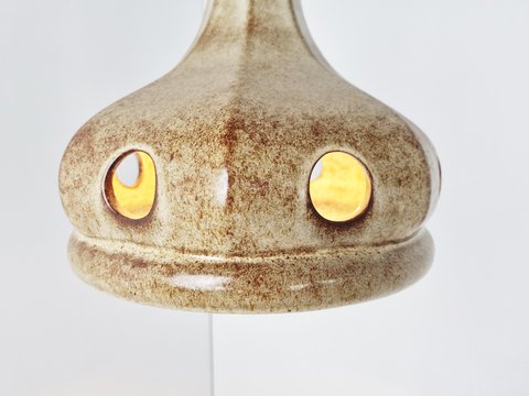 Mid century ceramic pendant light