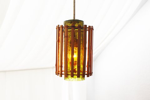 Hanglamp 'Bamboo' door Doria Leuchten
