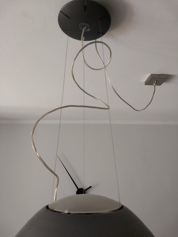 Artemide Nur Halo anthracite hanging lamp