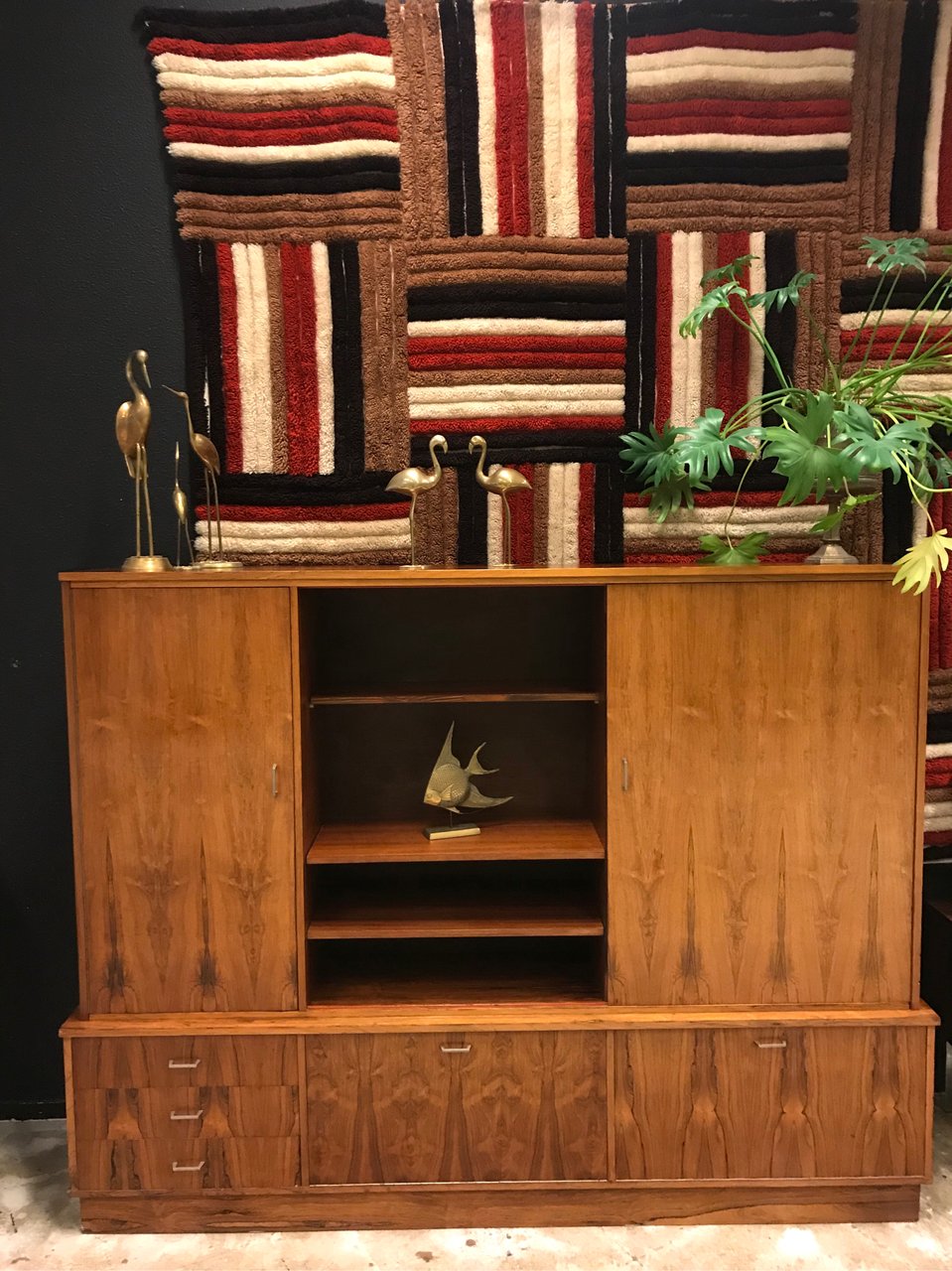 Rosewood wall unit 1970s