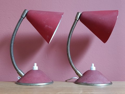 2x Vintage Desk Lamp Night Light