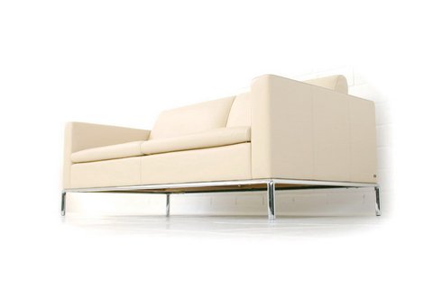 de Sede DS-4 Lounge Sofa by Antonella Scarpitta, 2,5-Seater in leather