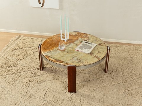 vintage onyx coffee table ø100 cm