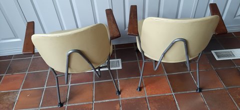 2 x Gijs van der Sluis fauteuils