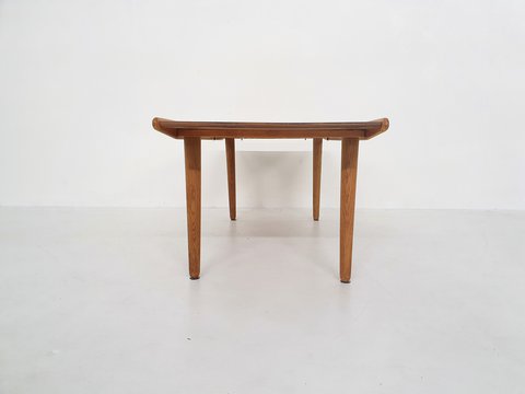 Scandinavian modern oak coffee table by Frem Rojle, Denmark, 1960's