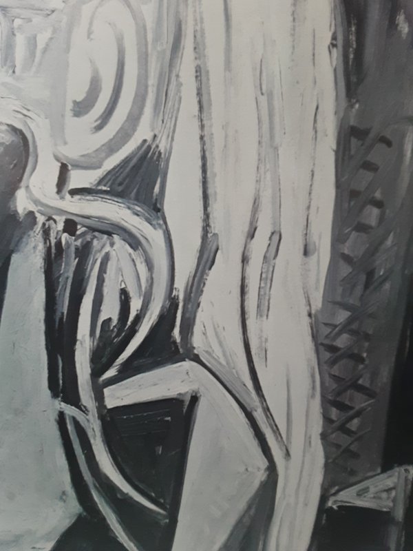 Lithografie van Salvador Dali paspartout ingelijst achter glas