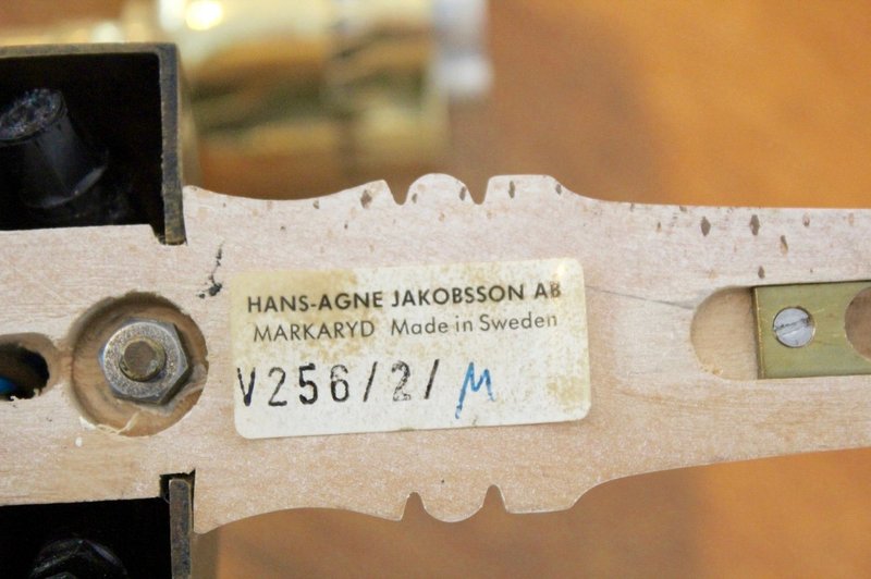 Schwedische T-526 Wandlampe von Hans Agne Jakobsson