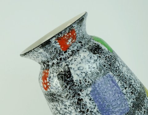Bay-Keramik Vase Dekor 'Teheran' Bodo Mans Modell 608-30 Anfang der 1960er Jahre
