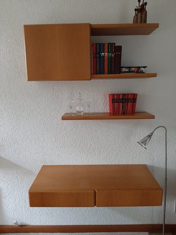 Banz Bord wall unit, wall desk and coffee table