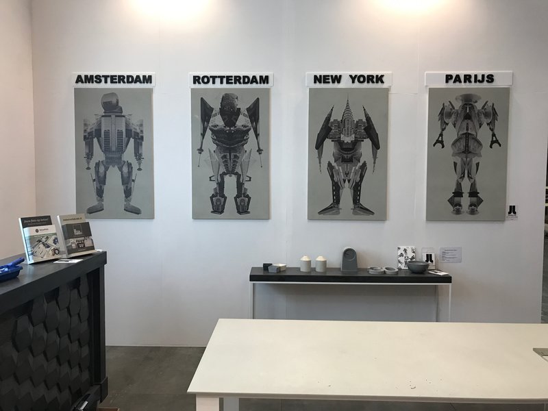 Robot “Rotterdam” Fotoprint op beton (unica)