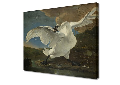 Jan Asselijn---The Endangered Swan---very large