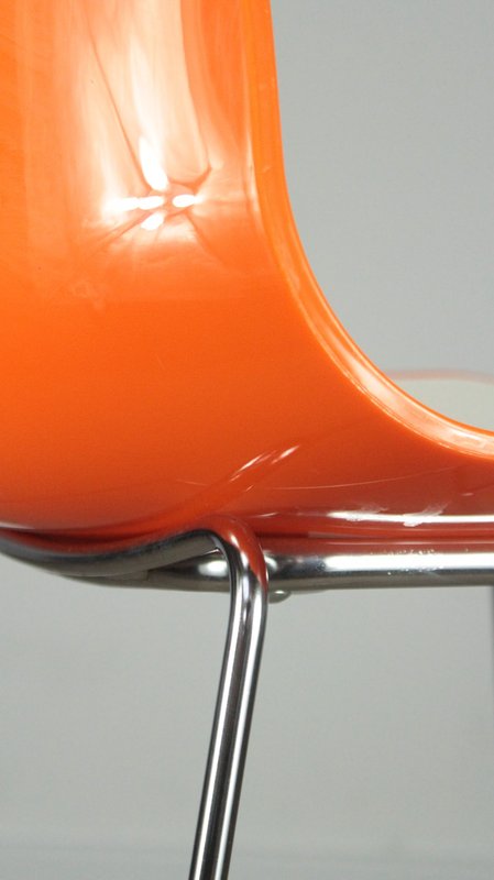 Pedrali 3D Color Bar Stool Orange